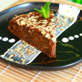 Carrot and Oat Cake with plain yogurt topping