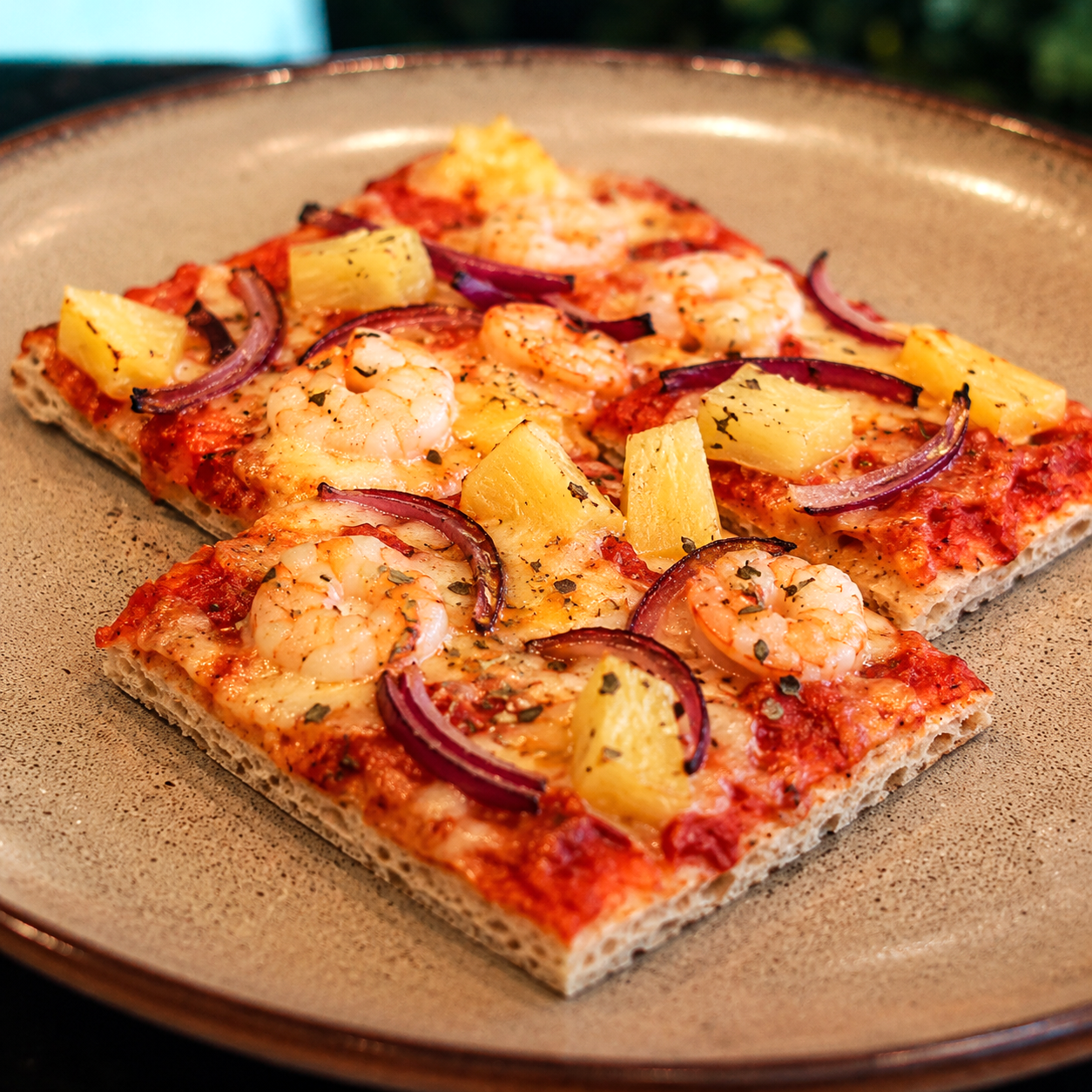 Pizza de Camarones