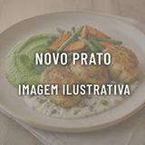 Bolinhos de bacalhau e grão assados com molho tártaro de limão e alcaparras