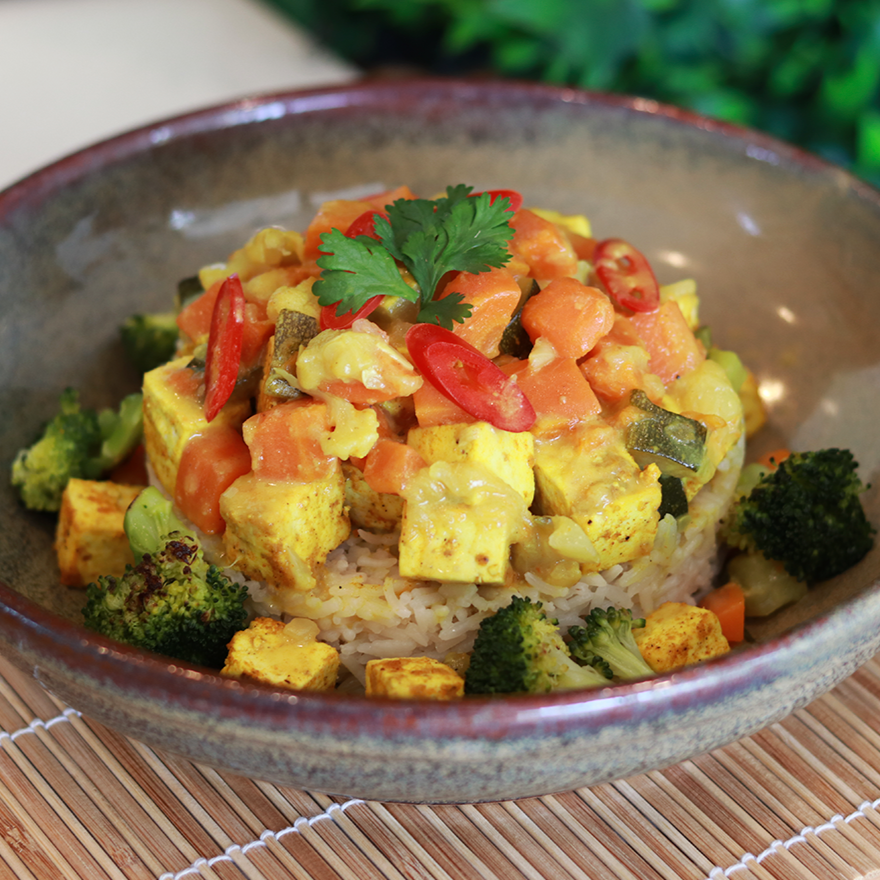 Moqueca de Tofu e Legumes
