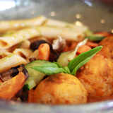 Almôndegas de Frango e Legumes