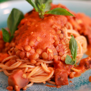 Bolonhesa de Lentilhas e Legumes