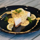 Cheesecake de Chia com Curd de Limão