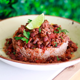 Chili de Vitela com feijão preto