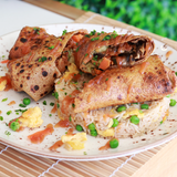 Crepes de Legumes com molho asiático
