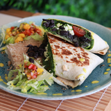 Quesadillas de Feijão Preto