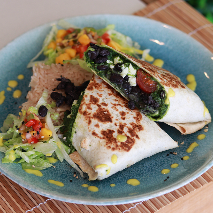 Quesadillas de Feijão Preto