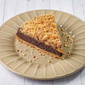 Tarte de Brownie de Cacau e Manteiga de amendoim